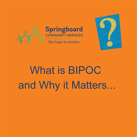 BIPOC: What It Means and Why It Matters .